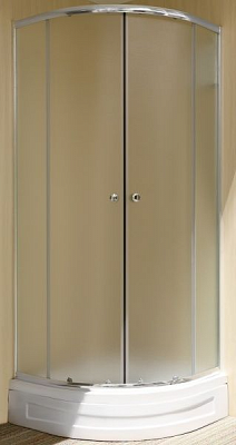 Душевая кабина Water House WH-168 80х80 профиль хром, стекло матовое